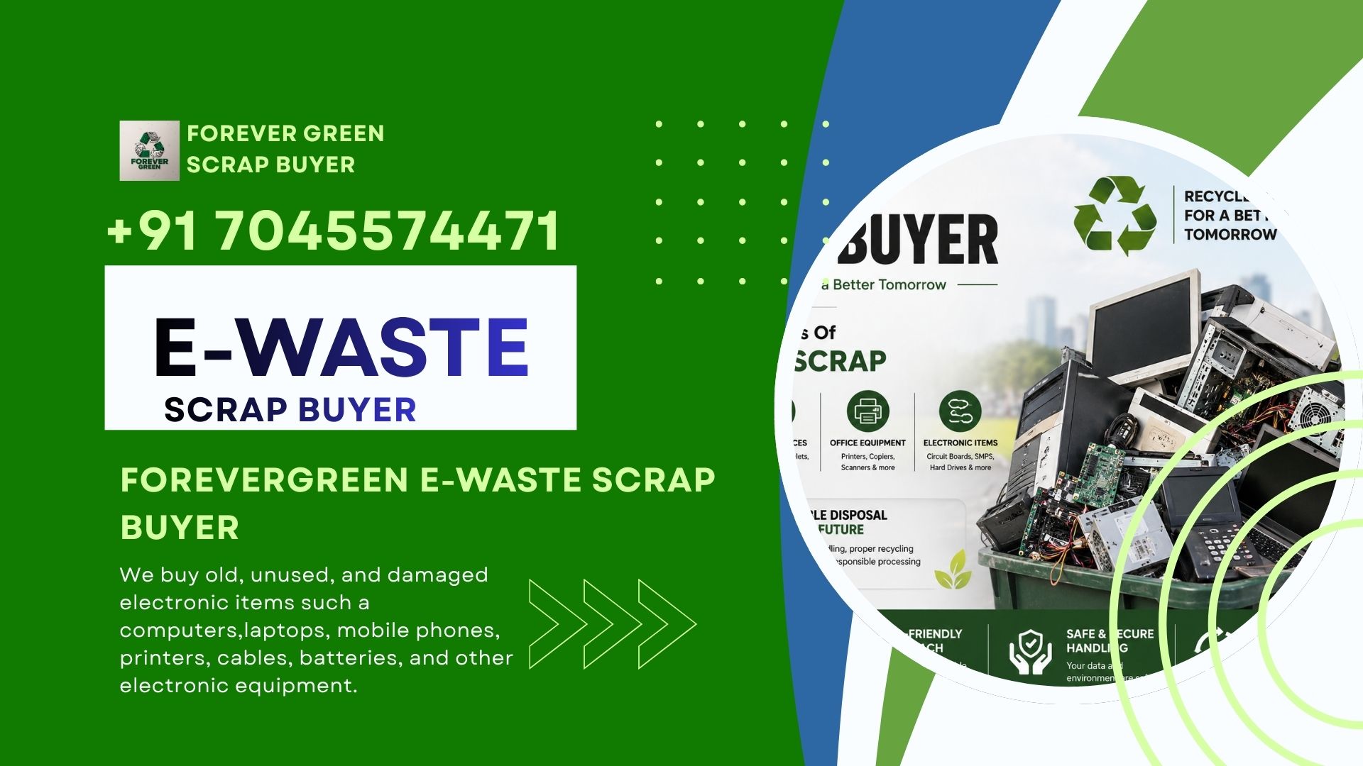 E Waste Scrap Buyers in India